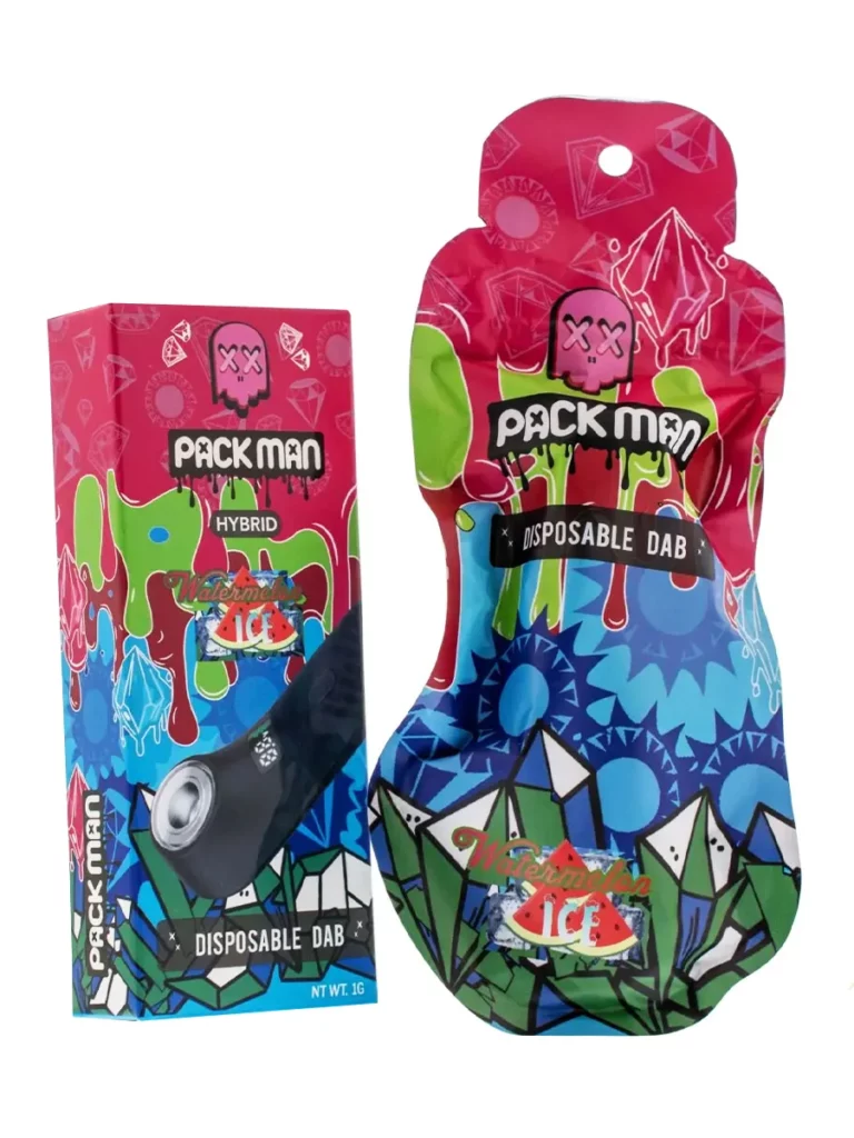 Watermelon Ice Packman Disposable Dab